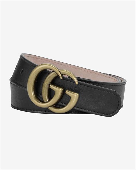 Children's leather Double G belt 